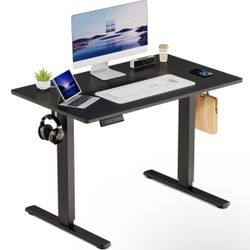 Black Electric Standing Desk