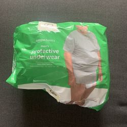 Opened Package With Less Amazon Basics Incontinence Men’s Protective Underwear NWT