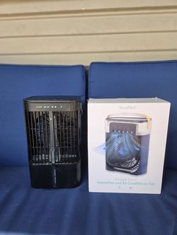 Two Portable Humidifier and Air Conditioner fan
