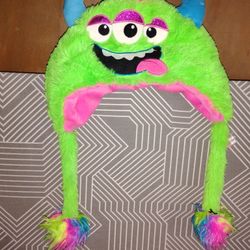 Kid's Furry Winter Monster Hat! Brand New! 