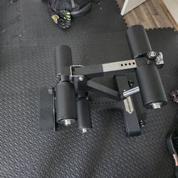 Freestanding Leg Extension Leg Curl Attachment, Black