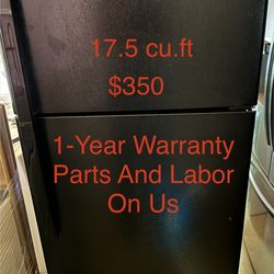 Refrigerator Ge 17.5 cu.ft