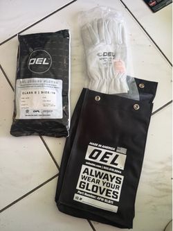 Glove OEL Class 1 Rubber  Kit electricidad