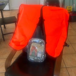 Chainsaw pants, apron style 