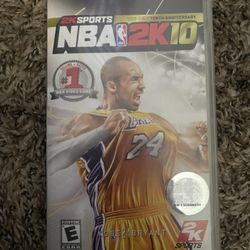 NBA 2k10 PSP