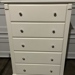 White dresser
