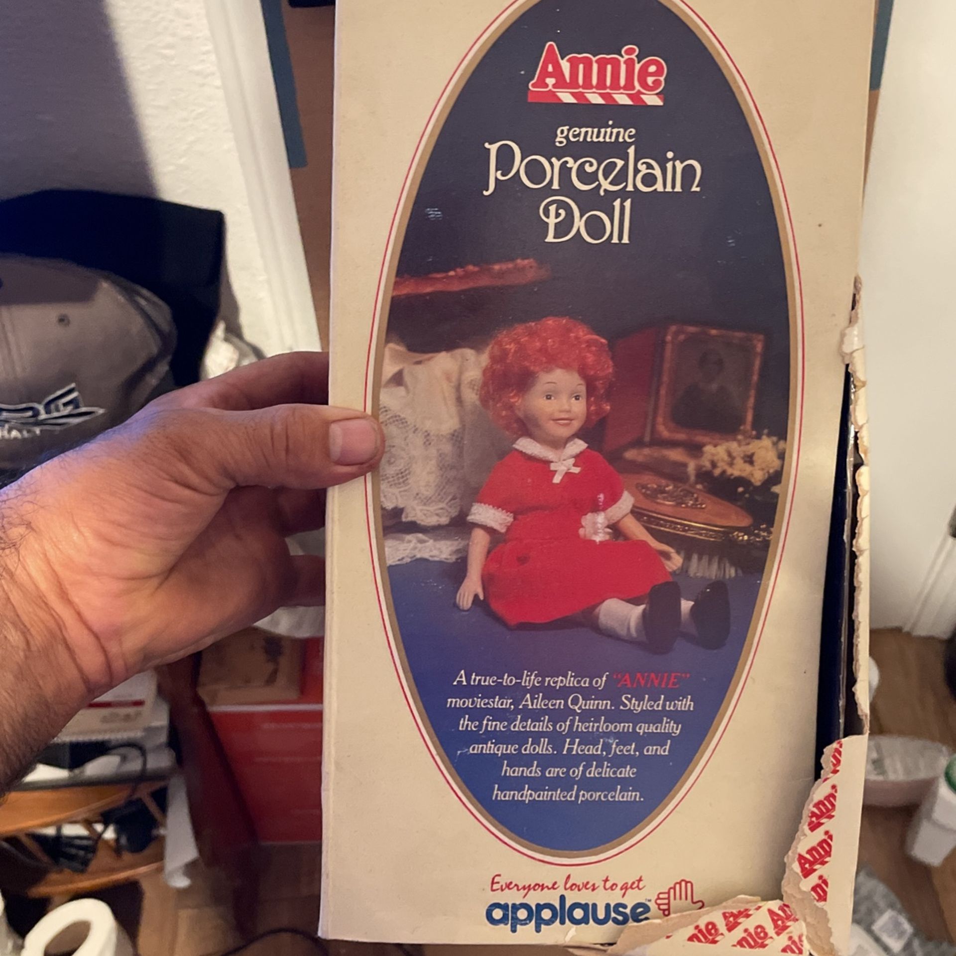 ANNIE Ginuwine, porcelain doll antique