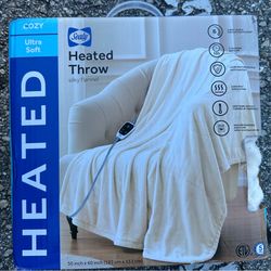 Silky heated blanket flannel