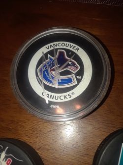 Autographed Hockey Puck