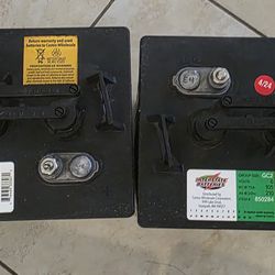 2-6v Deep Cycle Golf Cart Batteries