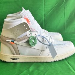 New! Virgil Abloh Archive x Air Jordan 1 High OG "Alaska"