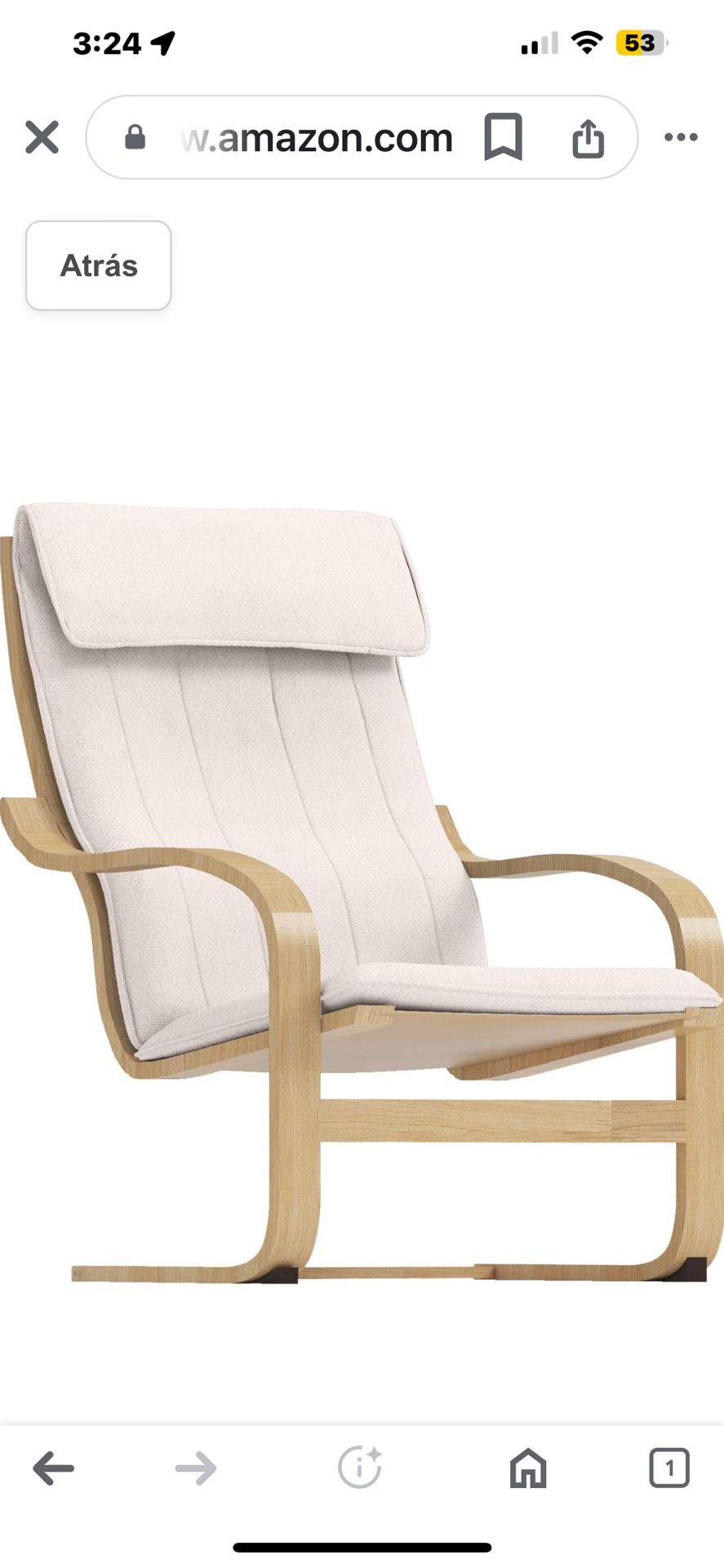 Ikea Pello Armchair Holmby Natural 25 C/u 2 X 50 Dlls