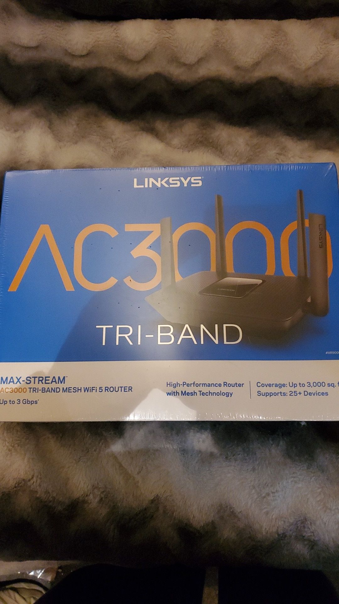 Linksys max-stream AC3000 Tri-Band Mesh wifi 5 router