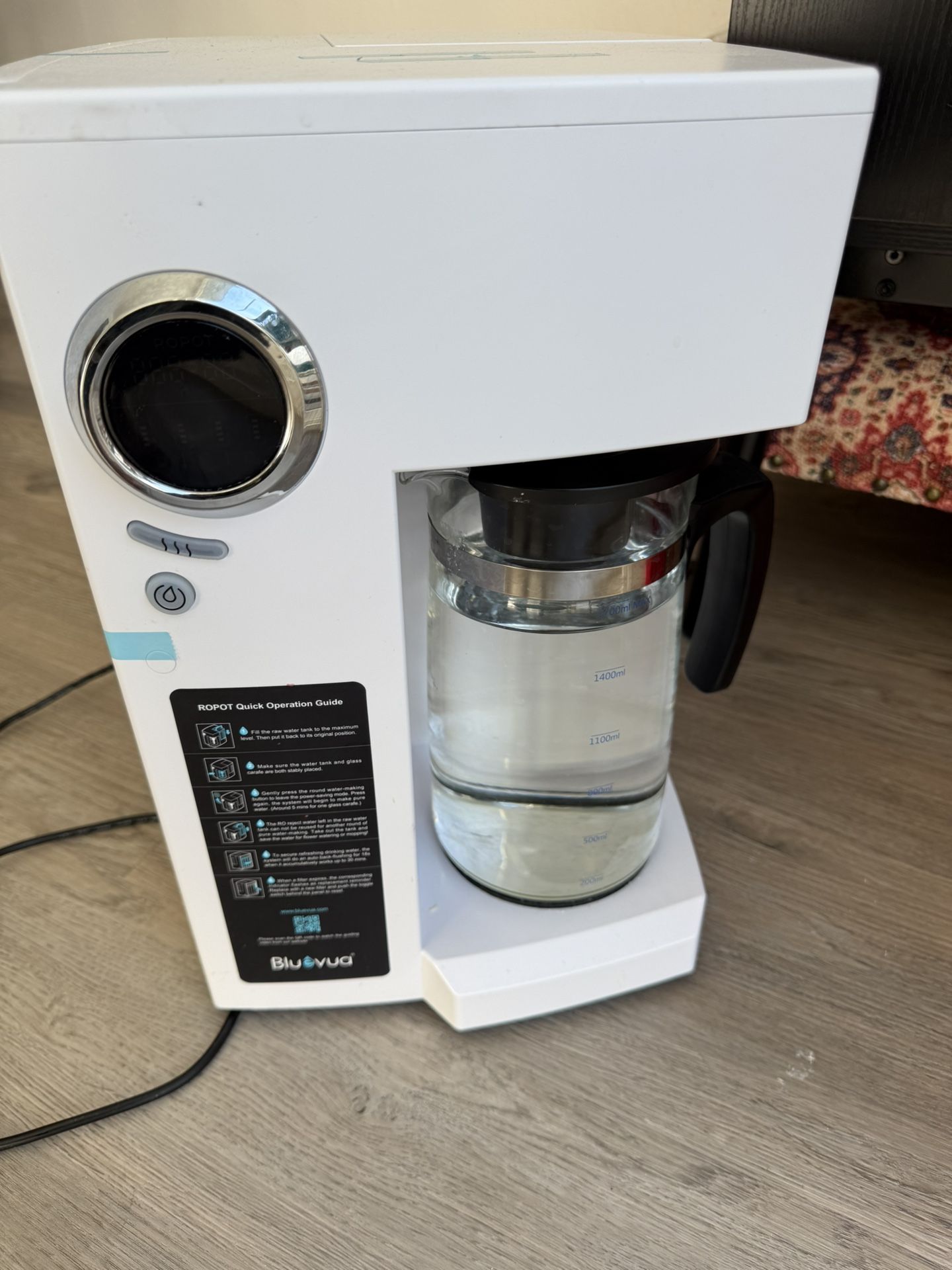 Counter Top RO With Remineralization And UV