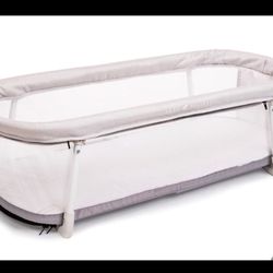 Baby Delight Snuggle Nest Bassinet, Portable Baby Bed, For Infants 0 – 5 Months, Driftwood Grey  Open box item  INVENTORY NUMBER: 1013427523