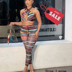 Stripe 2 Piece (LARGE)