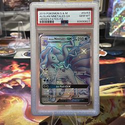 PSA 10 Alolan NineTales GX