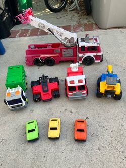 Toy trucks and cars lot $15 for all