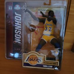 Magic Johnson NBA Legend Mcfarlane collectible.