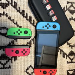 Nintendo Switch Console Bundle – Great Condition