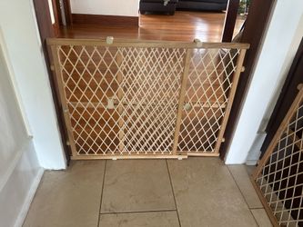 Two wood gates