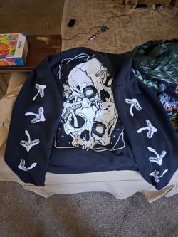 Mushroom skull hoodie
