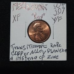🇺🇸 "A. Lincoln Penny"Fantastic Rare Coin. (1982="P"=small) Wt:3.07.( W./DDR=Pole)XF+VF
