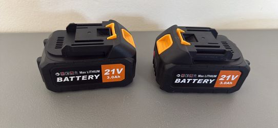 21V 3.0Ah Max Lithium Batteries (2 pack)