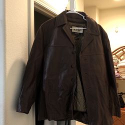 Wilsons M.Julian LARGE leather Jacket Brown