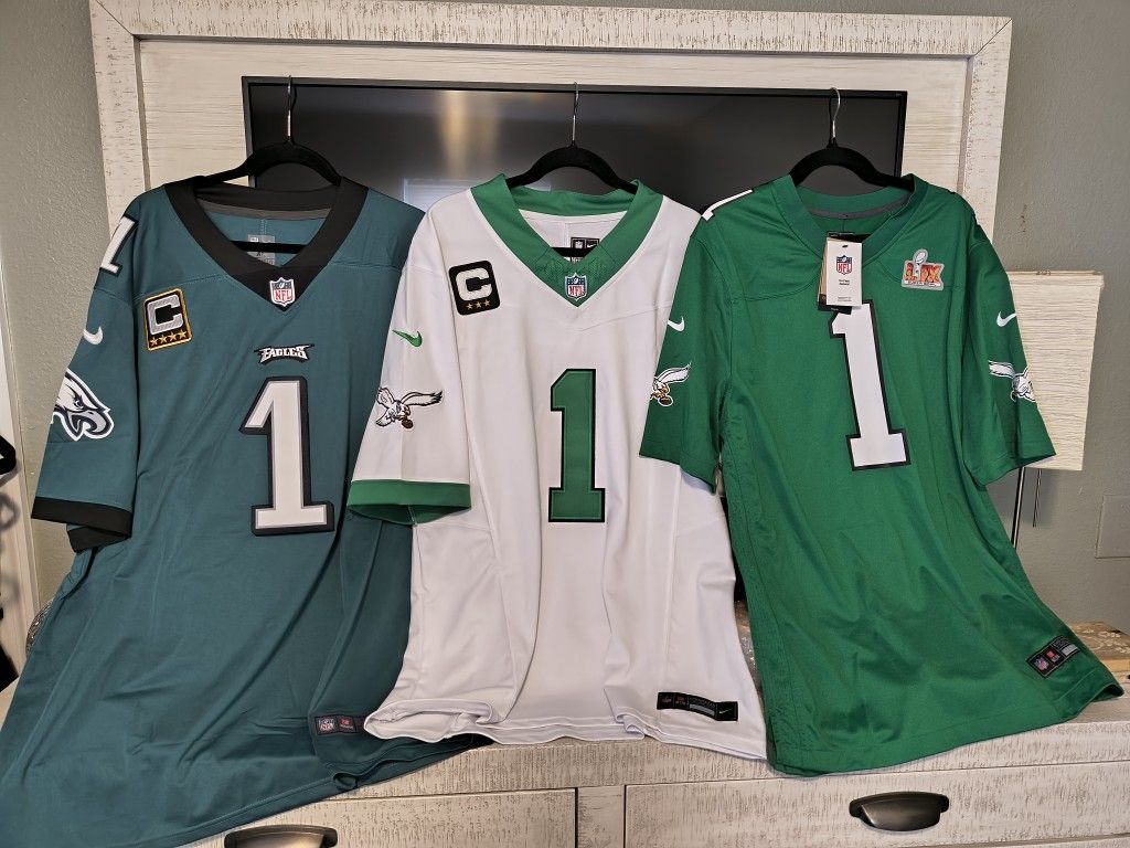 Fly Eagles Fly 🦅 | Authentic Stitched Jerseys | Tampa Showdown 🏴‍☠️