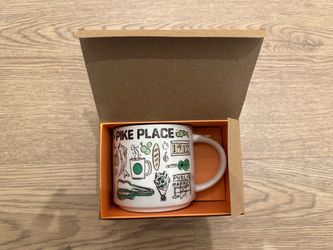Brand new Starbucks Seattle Pike Place Been There Series Mug 14oz w/ Original Box