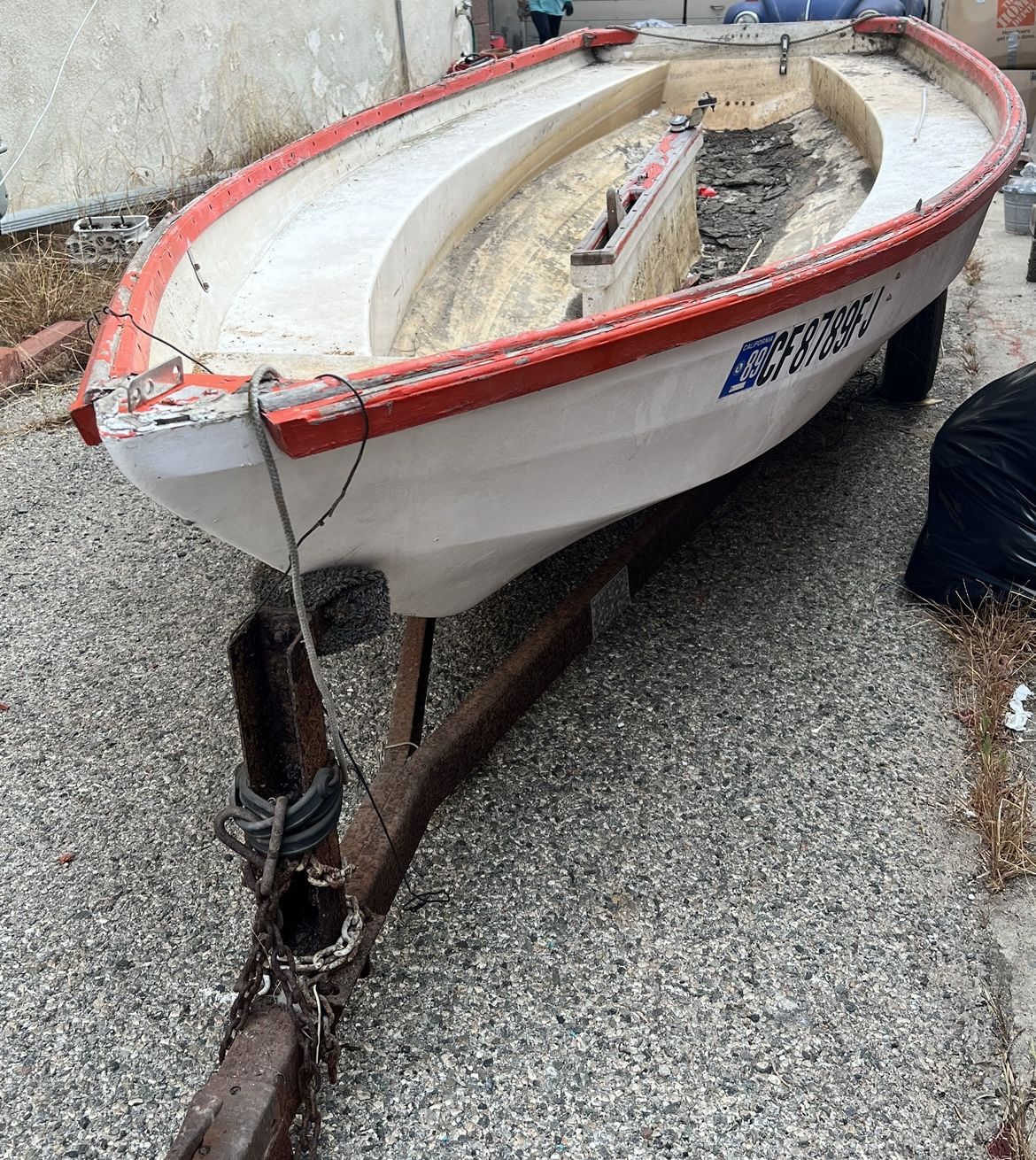 Boat and trailer