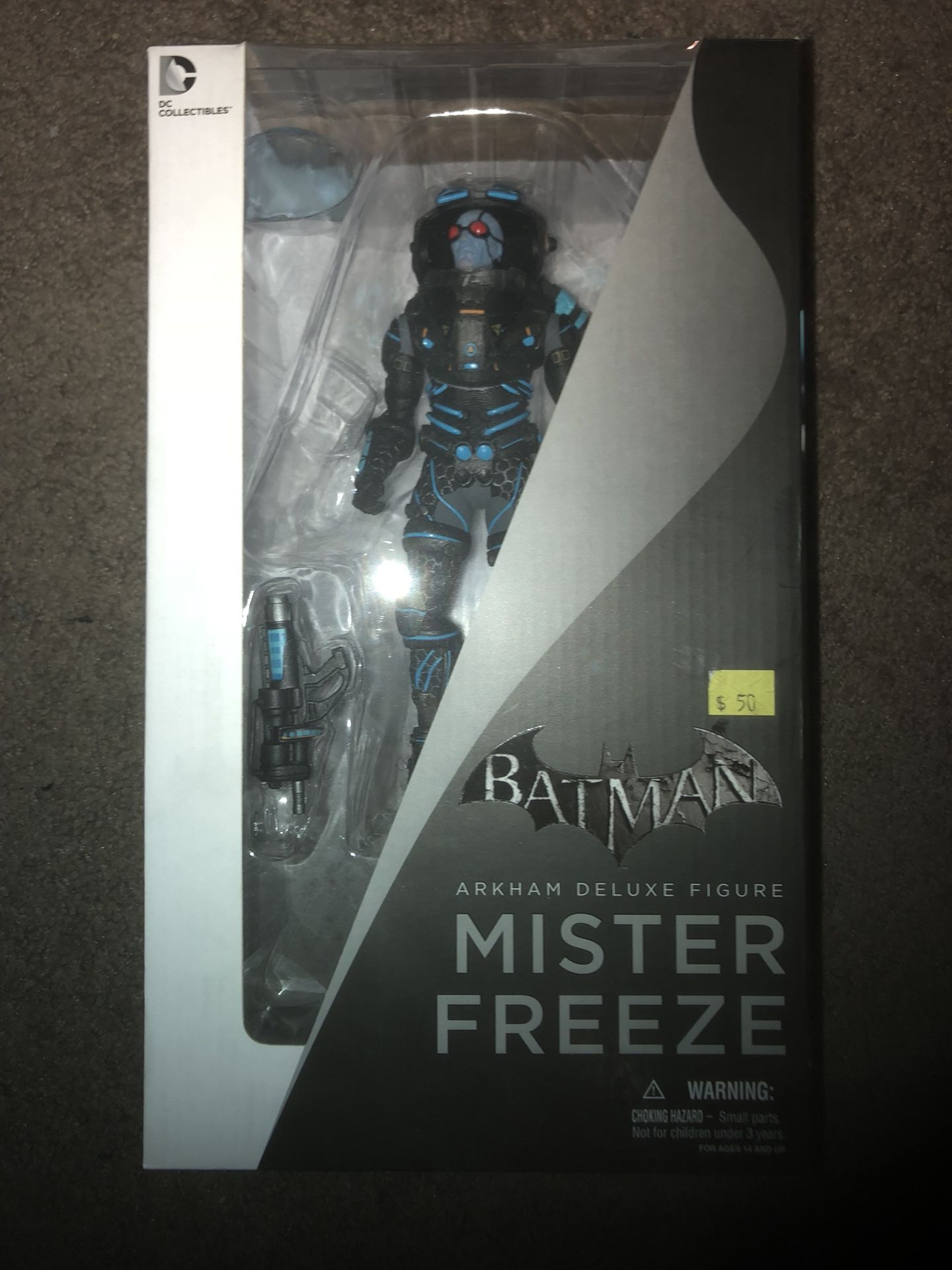 Mr. Freeze Arkham Deluxe Batman figure