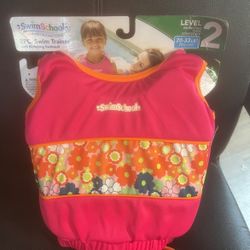 2 pcs swim vest for girls 20-33 lbs