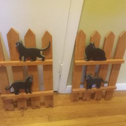 Cat Wood Crafts $5 A SET