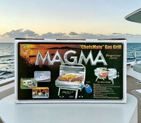 ⭕️ New Magma ChefsMate Gas Grill A10-803 Sealed Stainless Steel Boat Yacht RV Grill