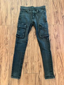 BoohooMAN black skinny jeans Size 30