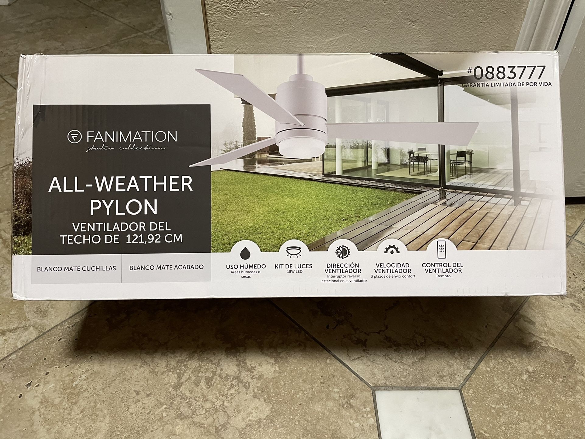Fanimation Studio Collection Pylon Ceiling Fan - Thumbnail 2