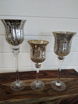 14 Vases/Candle Holders