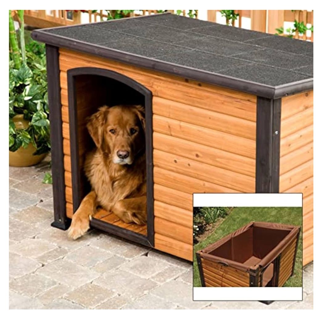 Large Dog Wood House