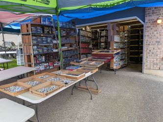 Video game yard sale and legos