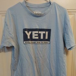 Yeti Cooler Shirt Large Preowned BG12 