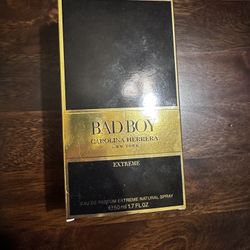 Bad Boy Extreme Mens cologne 1.7oz 80% full