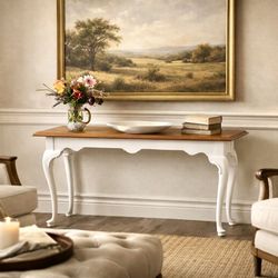 Solid Wood Console Table – Ethan Allen Entryway / Sofa Table