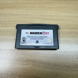 Madden 07 GBA Rare Find