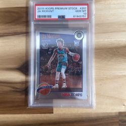 2019 HOOPS PREMIUM JA MORANT RC PSA 10