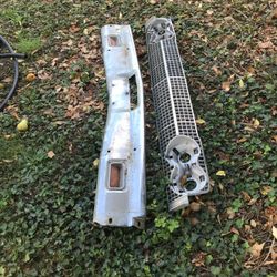 1964 Lincoln Continental rear bumper and front grill