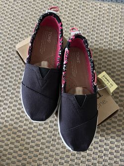 Toms Girls Bimini Flake Knit Sz 3
