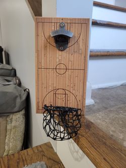 Basketball Bottle Opener And Catcher