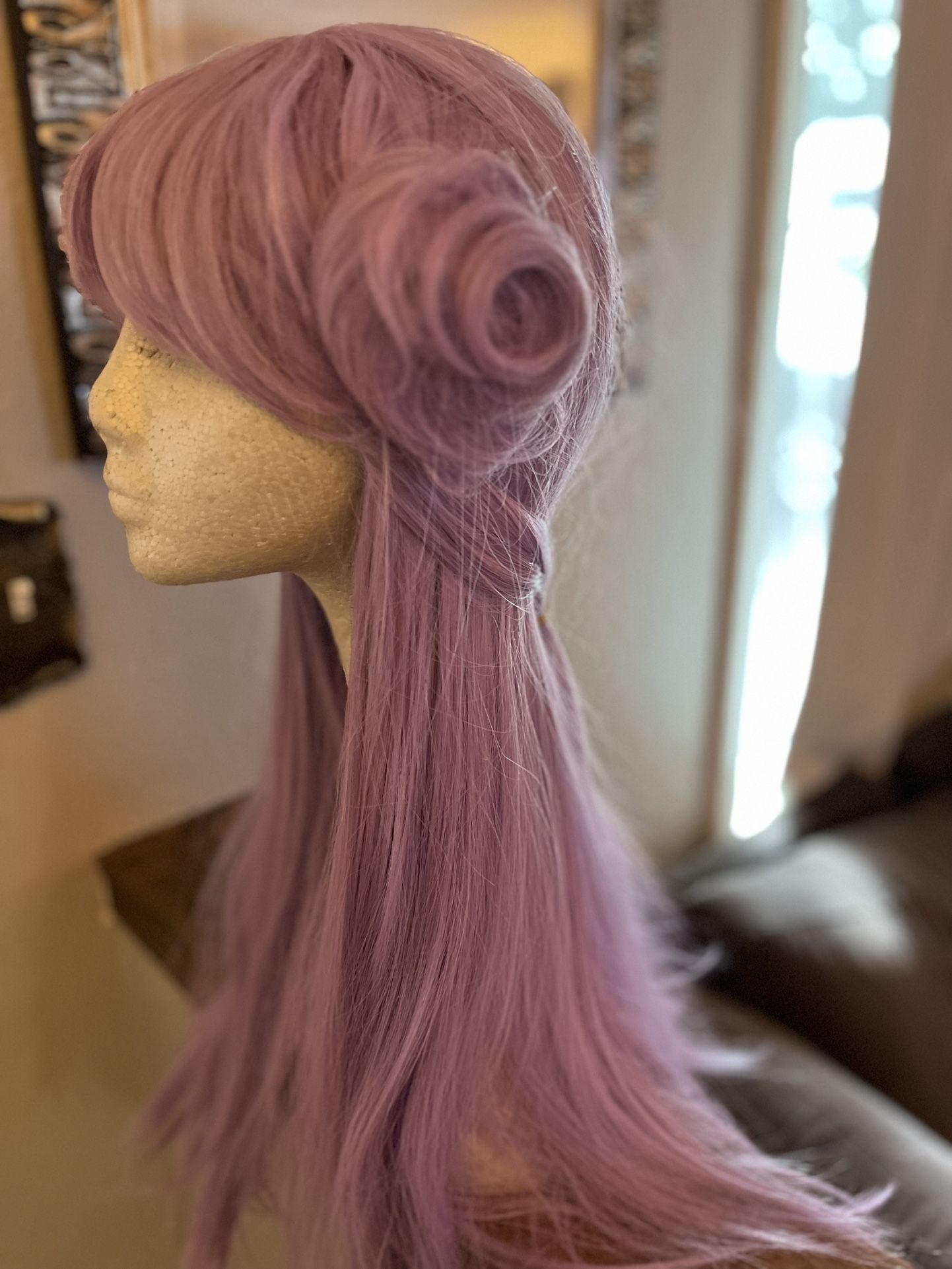 Light Purple Synthetic Wig